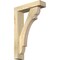Ekena Millwork Olympic Block Rough Sawn Bracket w/ Offset Brace, Douglas Fir, 4"W x 14"D x 22"H BKT0402X14X22OLY05RDF - alternate 1